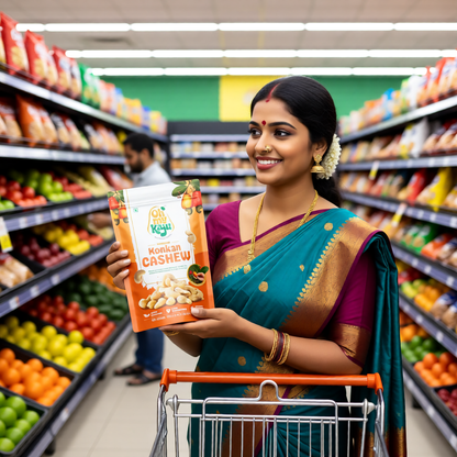 Premium Authentic Konkan Cashew W240 | Large Kaju Nuts | Goa Origin Fresh Cashews – Oh My Kaju™