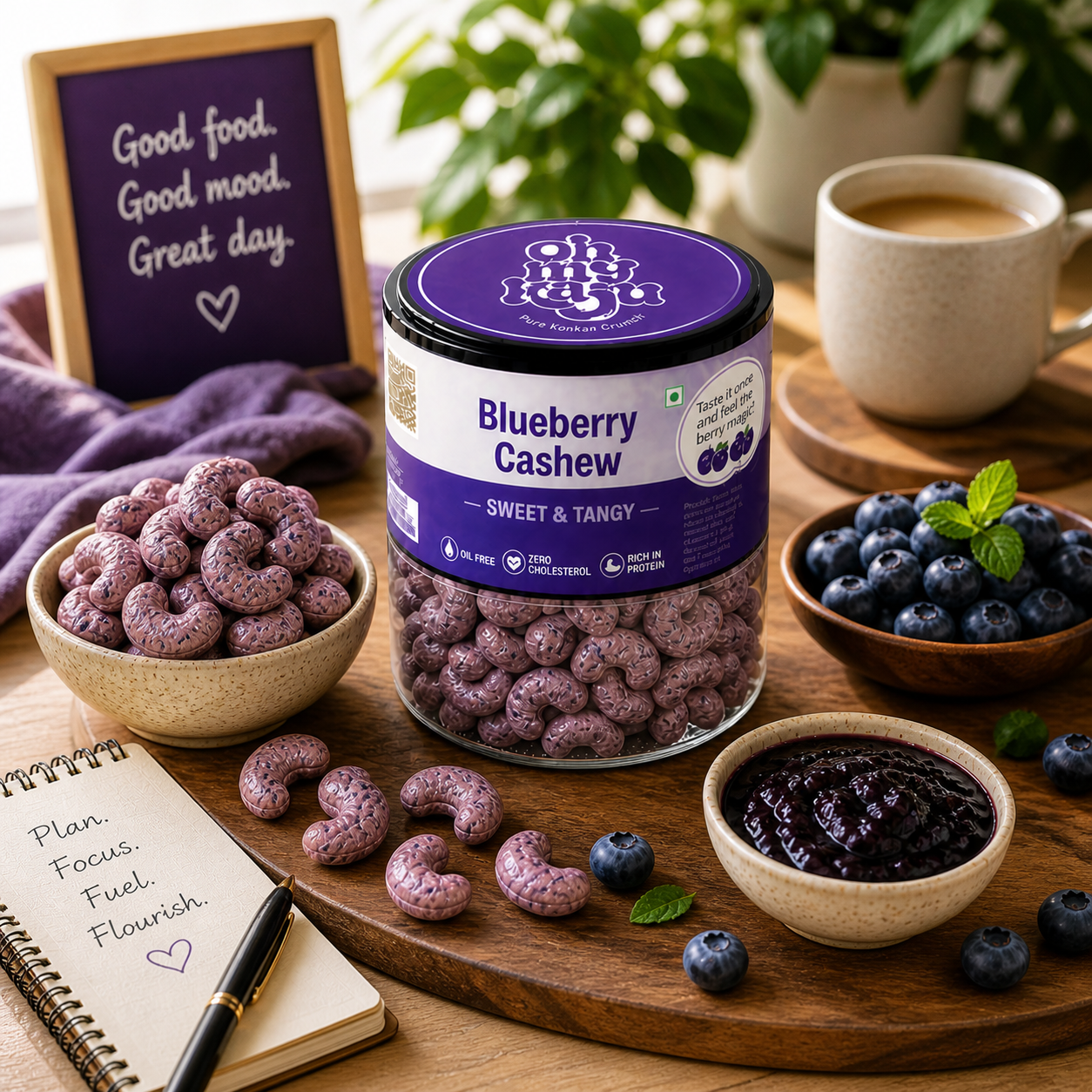 Blueberry Cashews 125 gms