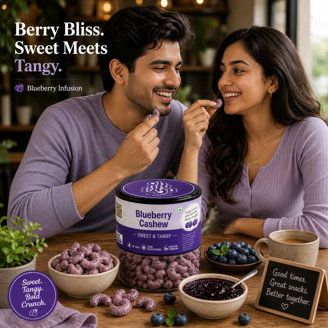 Blueberry Cashews 125 gms