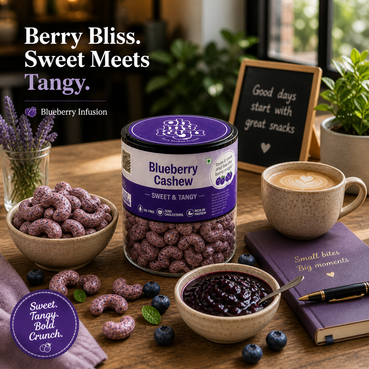 Blueberry Cashews 125 gms