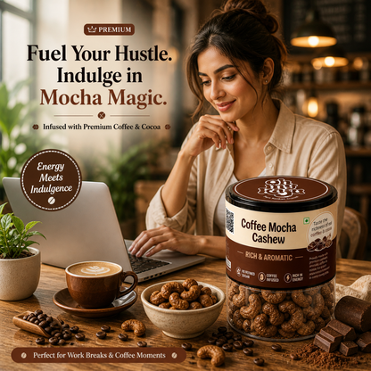 Coffee Mocha Cashews 125 gms
