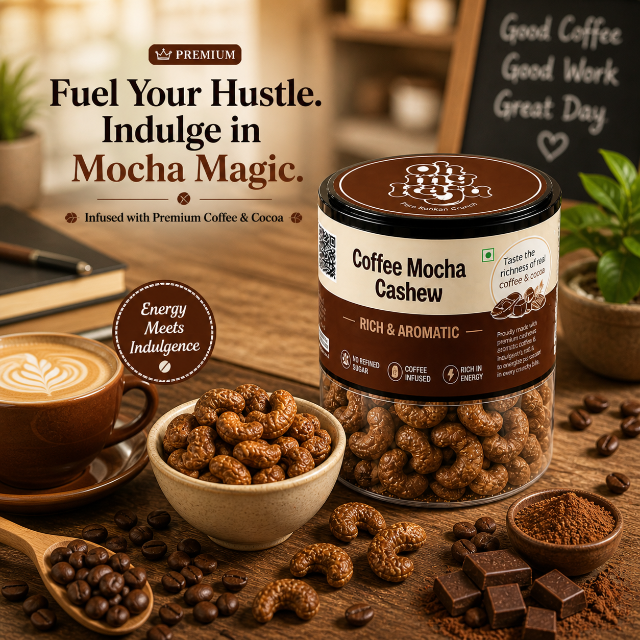 Coffee Mocha Cashews 125 gms