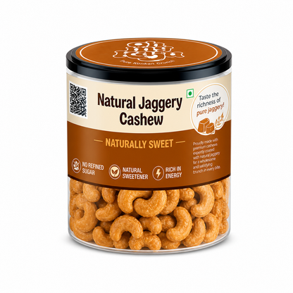 Natural Jaggery Cashews 125 gms