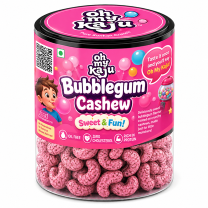 Bubblegum Flavour Cashews 125 gms