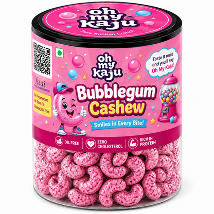 Bubblegum Flavour Cashews 125 gms