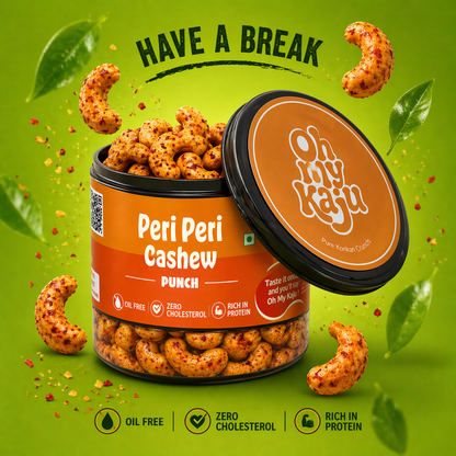 Peri Peri Punch Cashews 125 gms