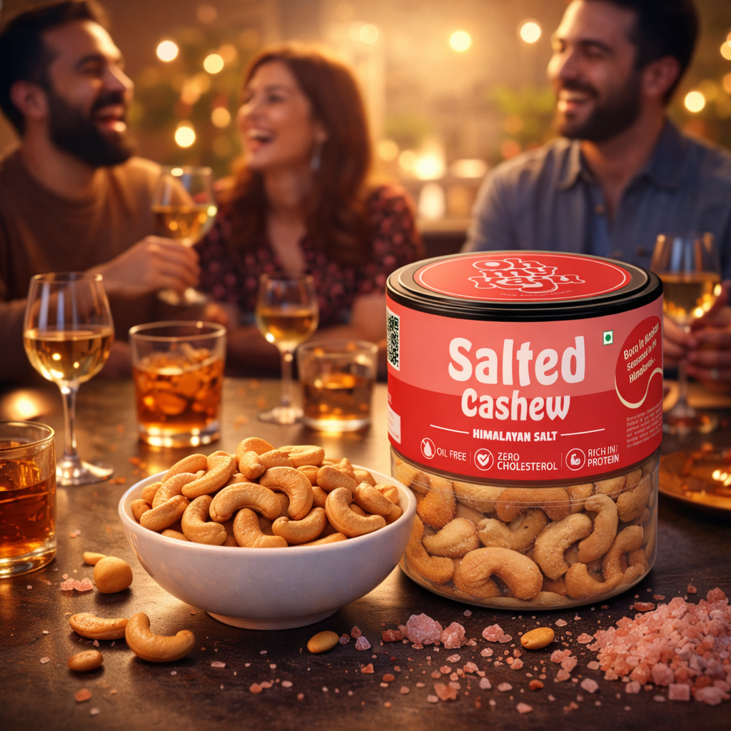 Himalayan Rock Salted Cashews 125 gms