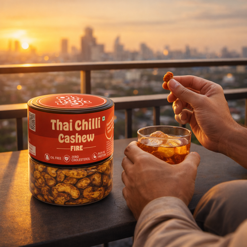 Thai Chilli Fire Cashews 125 gms