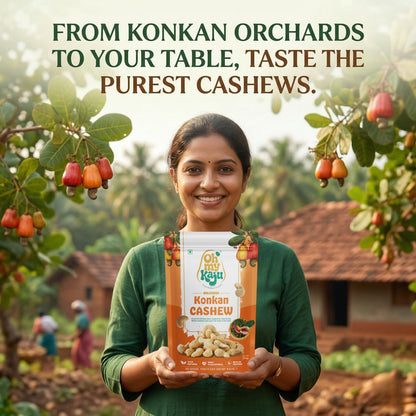 Premium  Konkan Cashew W320| Fresh Kaju Nuts | Goa-Origin Style – Oh My Kaju™