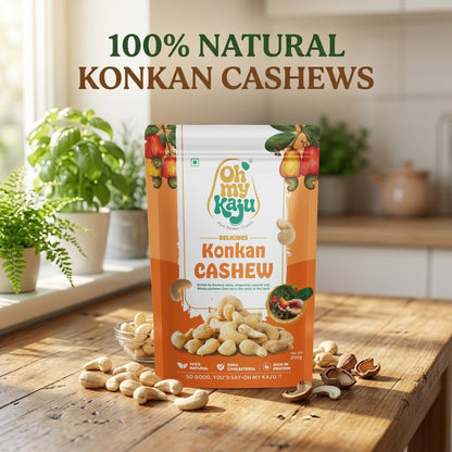 Premium  Konkan Cashew W320| Fresh Kaju Nuts | Goa-Origin Style – Oh My Kaju™