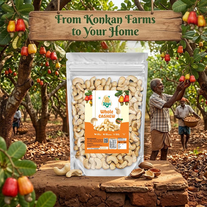 Premium  Konkan Cashew W320| Fresh Kaju Nuts | Goa-Origin Style – Oh My Kaju™