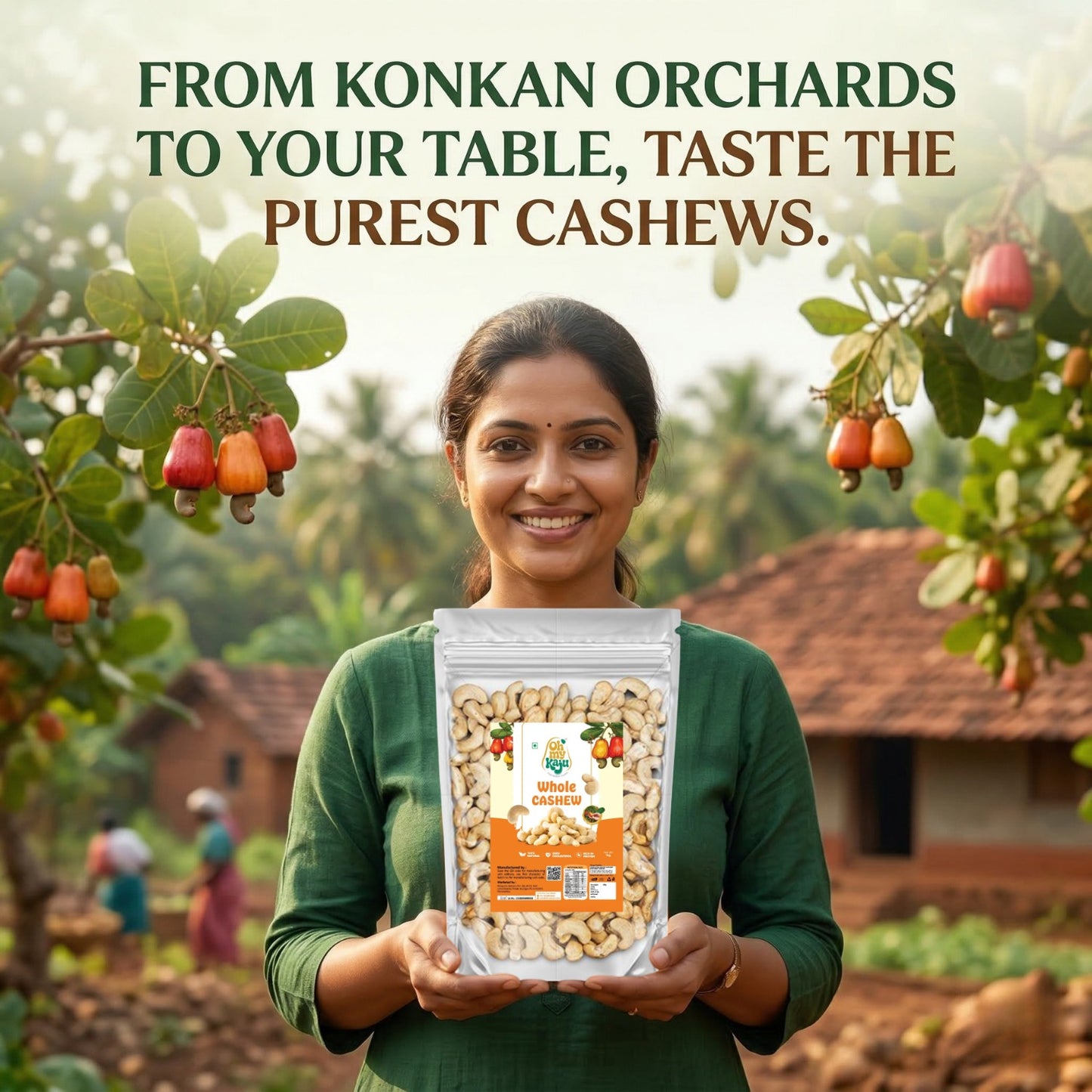 Premium Konkan Cashew JH | Fresh Broken Kaju Pieces | Cooking Cashews – Oh My Kaju™ (Copy)