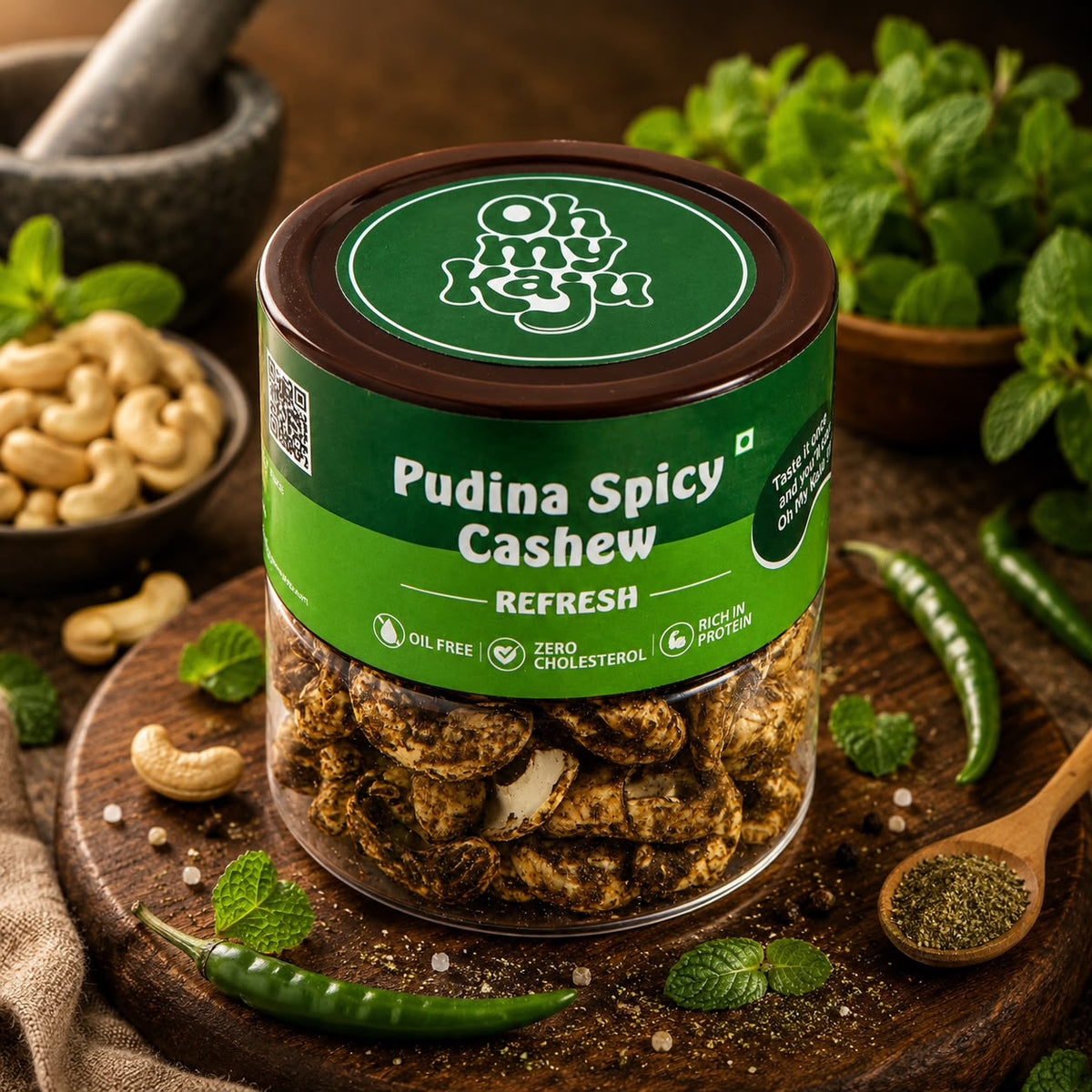 Pudina Spicy Cashew 125 gms