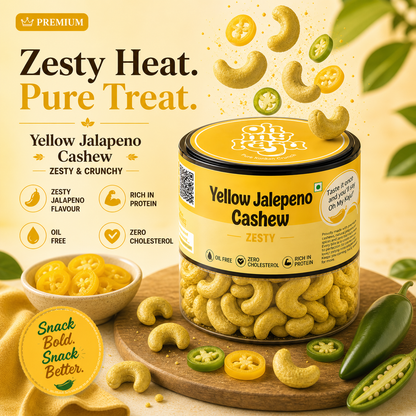 Jalapeno Flavoured Cashews 125 gms