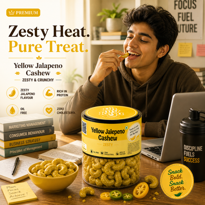 Jalapeno Flavoured Cashews 125 gms