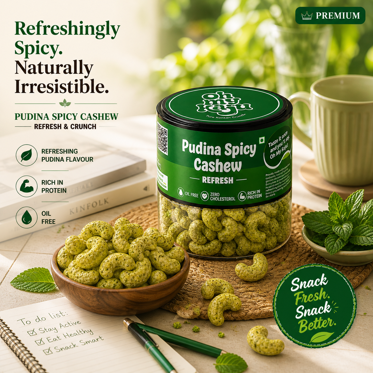 Pudina Spicy Cashew 125 gms