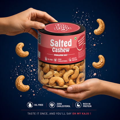 Himalayan Rock Salted Cashews 125 gms