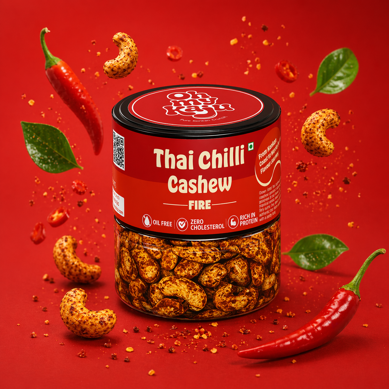 Thai Chilli Fire Cashews 125 gms
