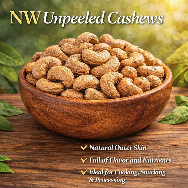 Premium Authentic Konkan Whole Unpeeled Cashews (With Skin) | Goa Origin Natural Kaju | Oh My Kaju™